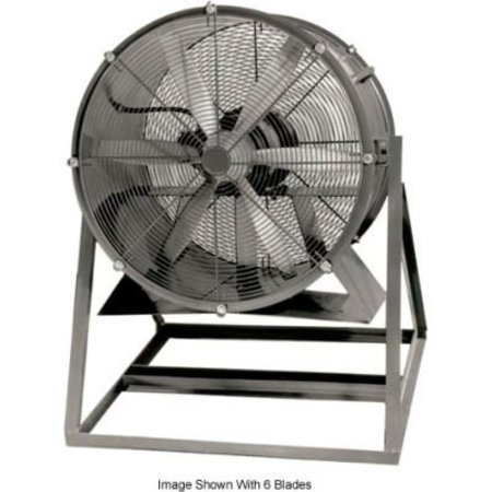 AMERICRAFT MFG Global Industrial 48" Totally Enclosed Propeller Fan w/ Medium Stand, 33,000 CFM, 5 HP 48DALL-5M-3-TEFC